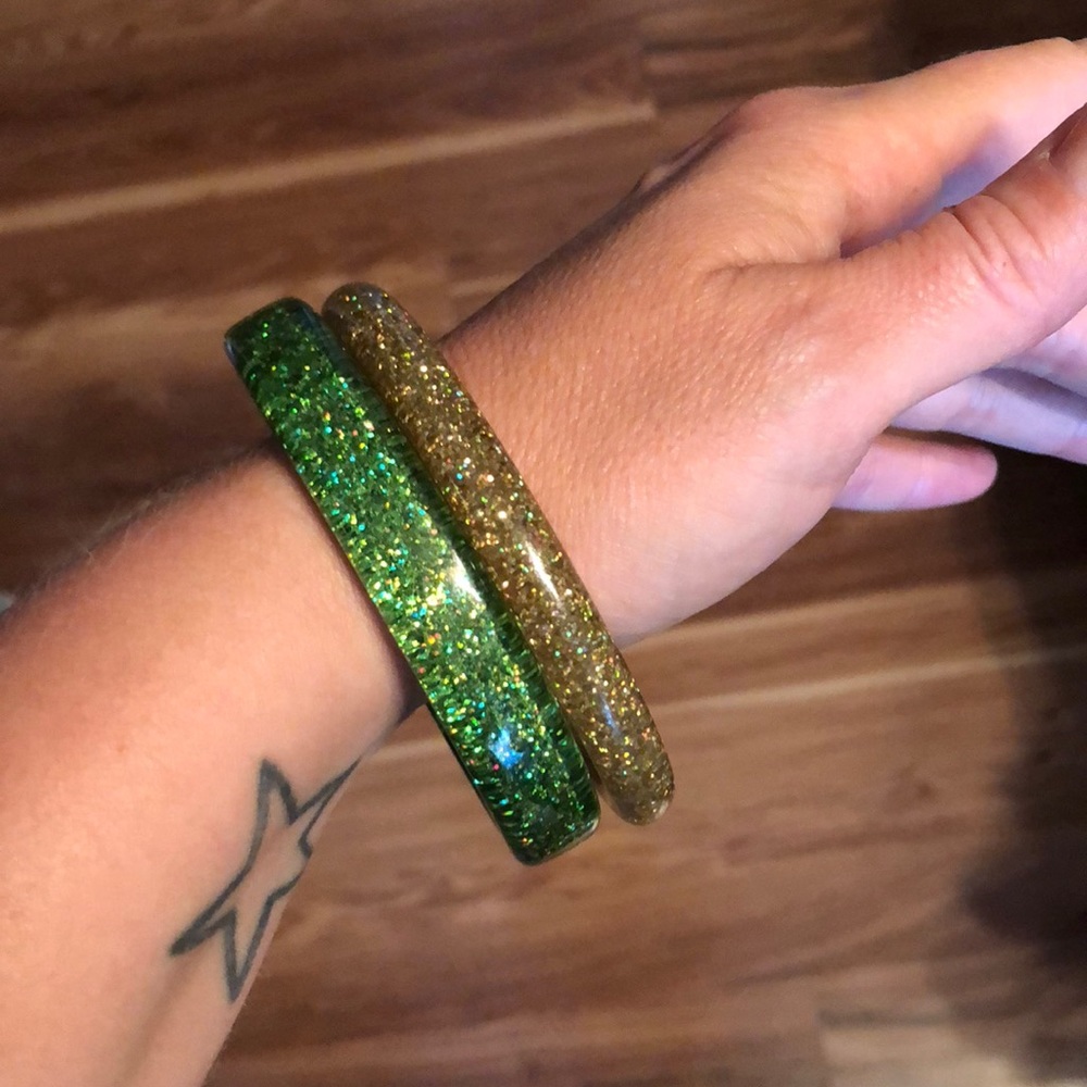 ✨Splendette glitter bangles✨pinup✨bracelets ✨